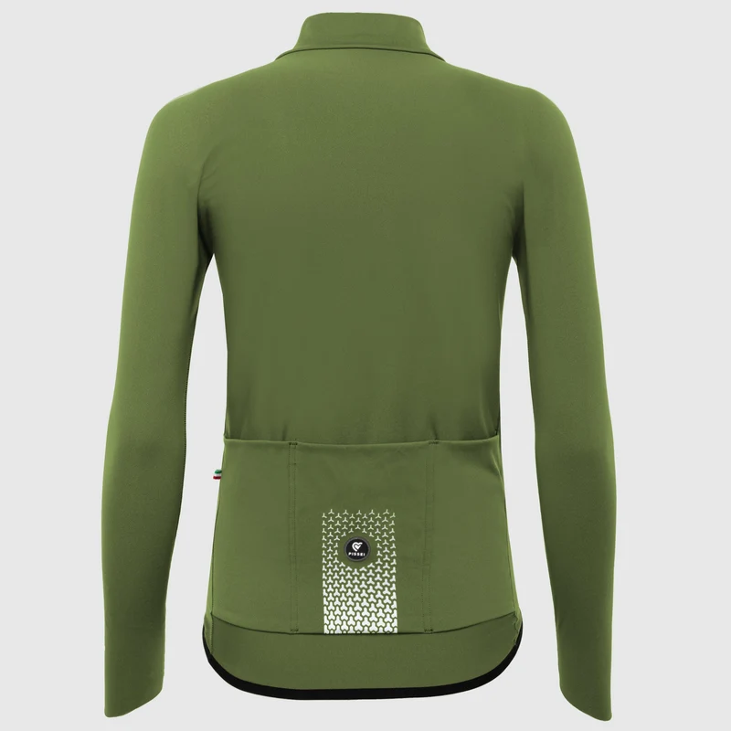 Maglia maniche lunghe donna Pissei Primapelle - Verde scuro