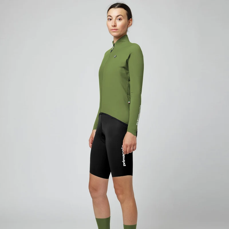 Maglia maniche lunghe donna Pissei Primapelle - Verde scuro