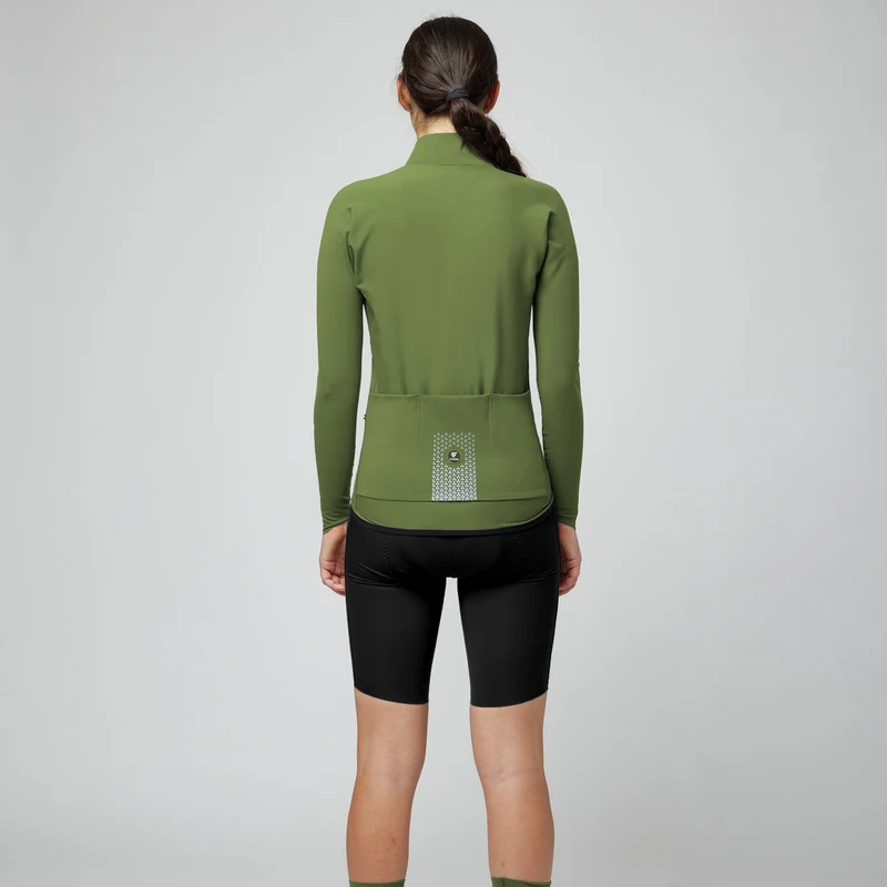Maglia maniche lunghe donna Pissei Primapelle - Verde scuro