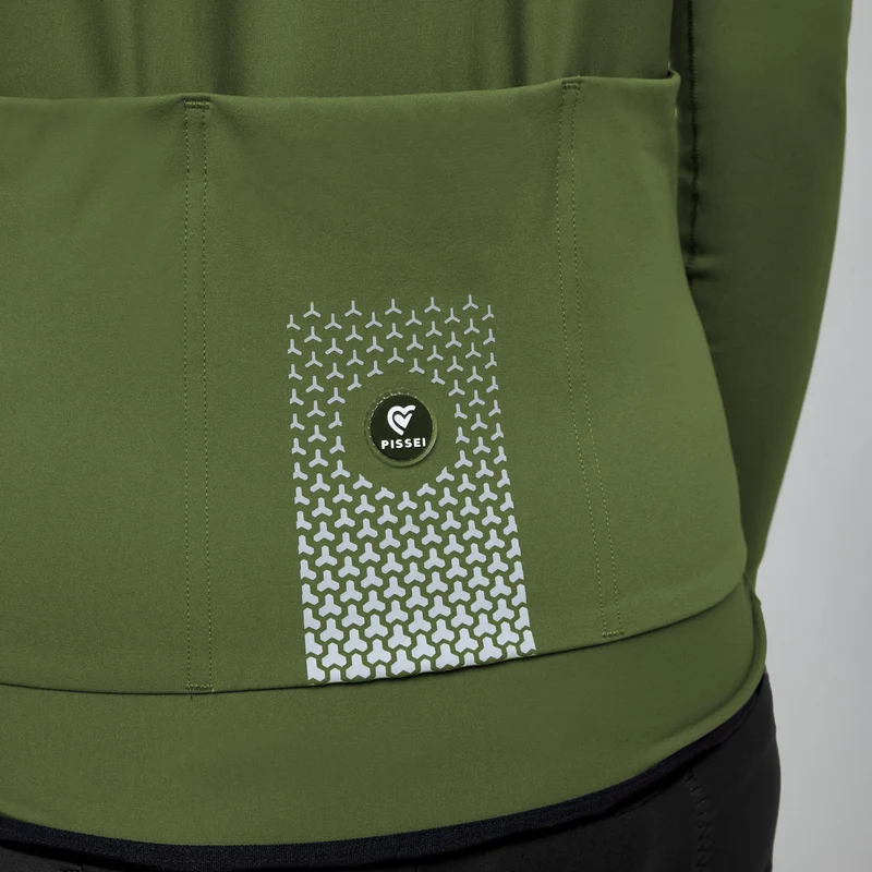 Maglia maniche lunghe donna Pissei Primapelle - Verde scuro