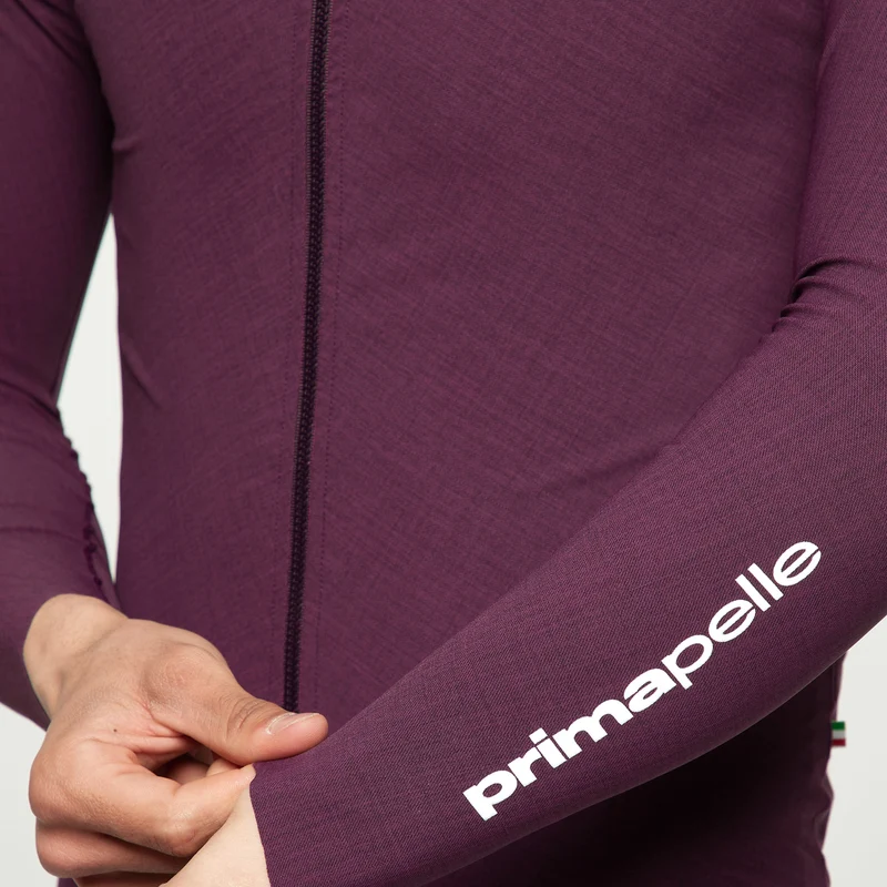 Maglia maniche lunghe Pissei Primapelle - Bordeaux