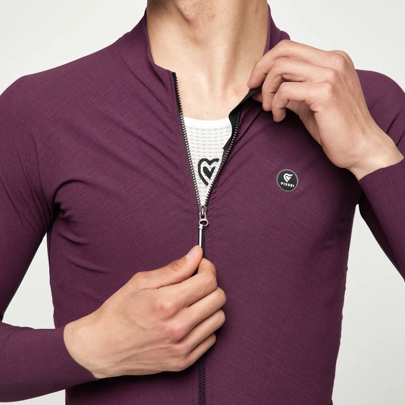 Maglia maniche lunghe Pissei Primapelle - Bordeaux