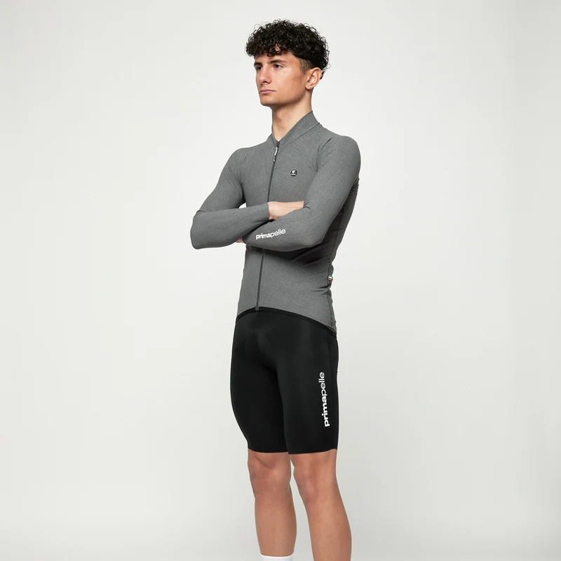 Maglia maniche lunghe Pissei Primapelle - Grigio chiaro