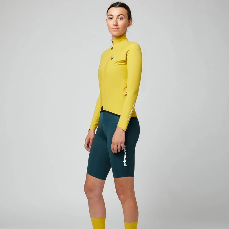 Maglia maniche lunghe donna Pissei Primapelle - Giallo