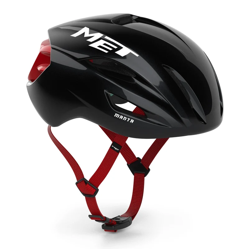 Casco Met Manta Mips - Nero rosso