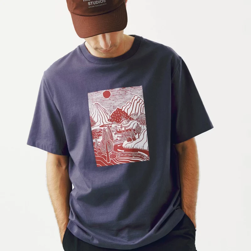 T-Shirt Pas Normal Studios Off-Race Graphic - Grigio