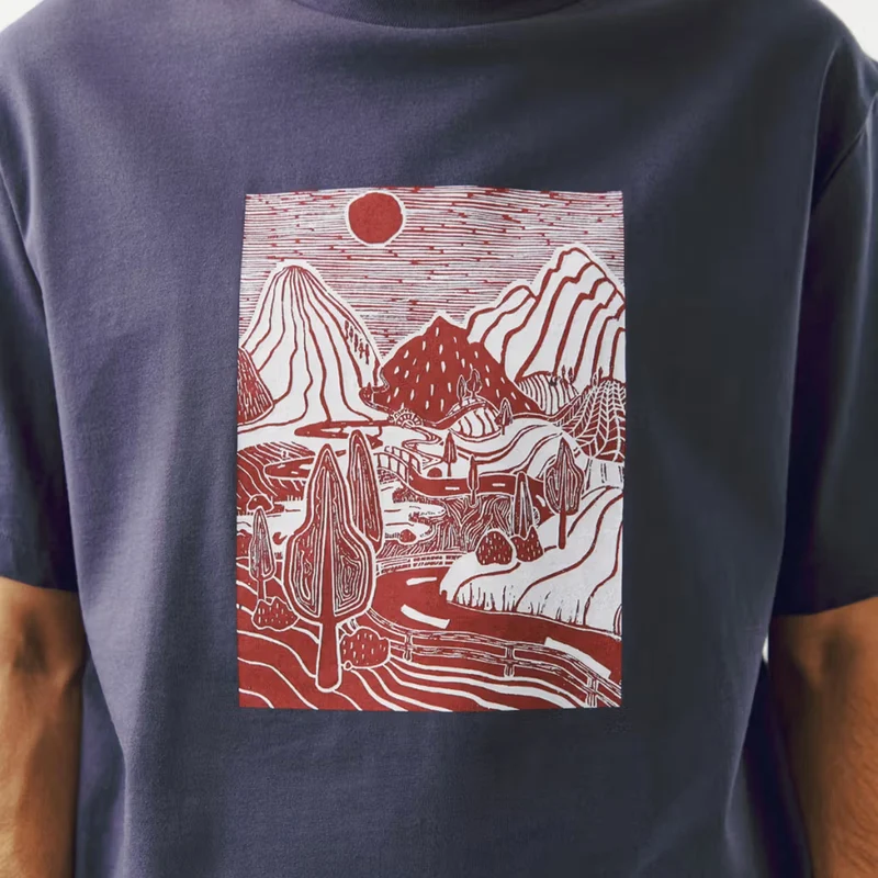 T-Shirt Pas Normal Studios Off-Race Graphic - Grigio