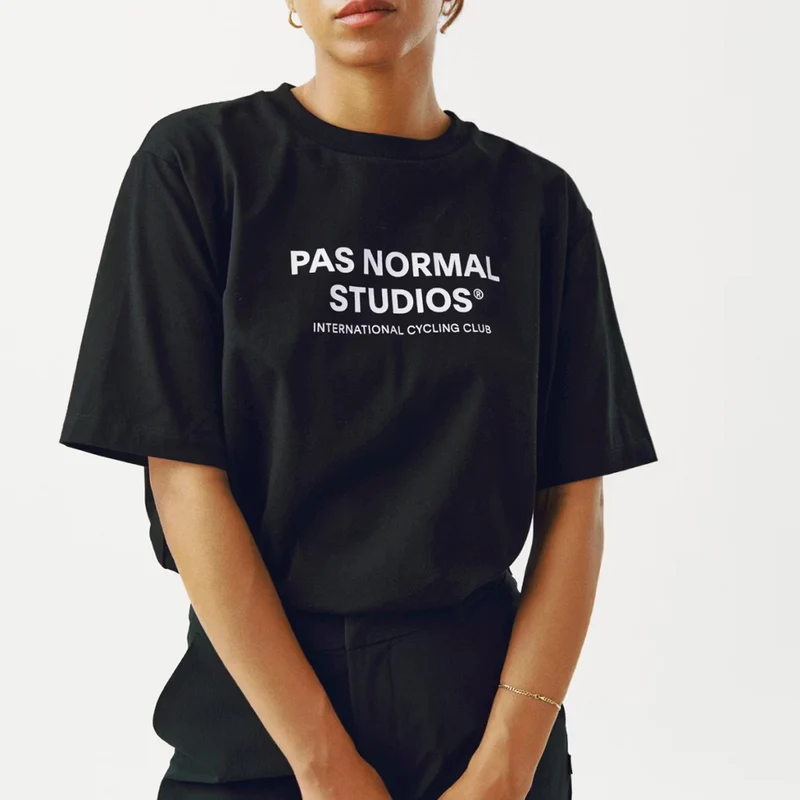 T-Shirt Pas Normal Studios Off-Race Logo - Nero