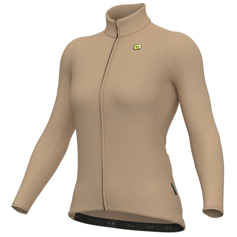 Maglia maniche lunghe donna Ale R-EV1 Warm Race 2.0 - Beige