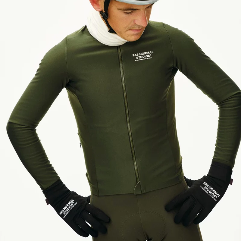 Maglia maniche lunghe Pas Normal Studios Mechanism Thermal - Verde scuro