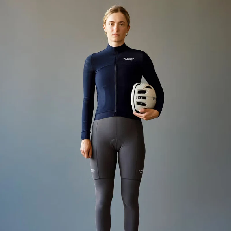 Maglia donna maniche lunghe Pas Normal Studios Essential - Blu
