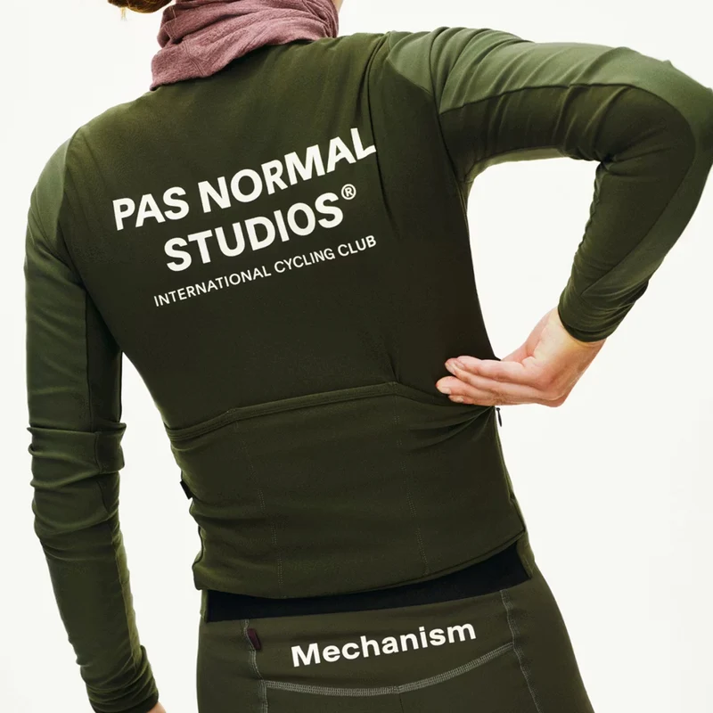 Maglia donna maniche lunghe Pas Normal Studios Mechanism Thermal - Verde scuro