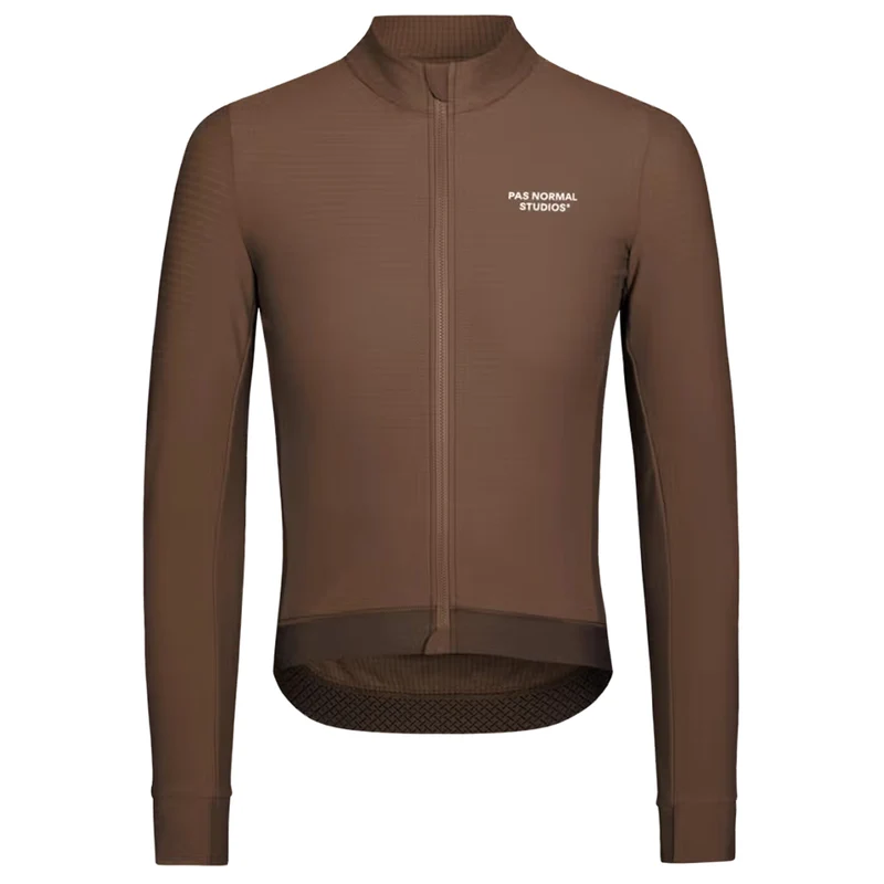 Maglia maniche lunghe Pas Normal Studios Essential - Marrone chiaro