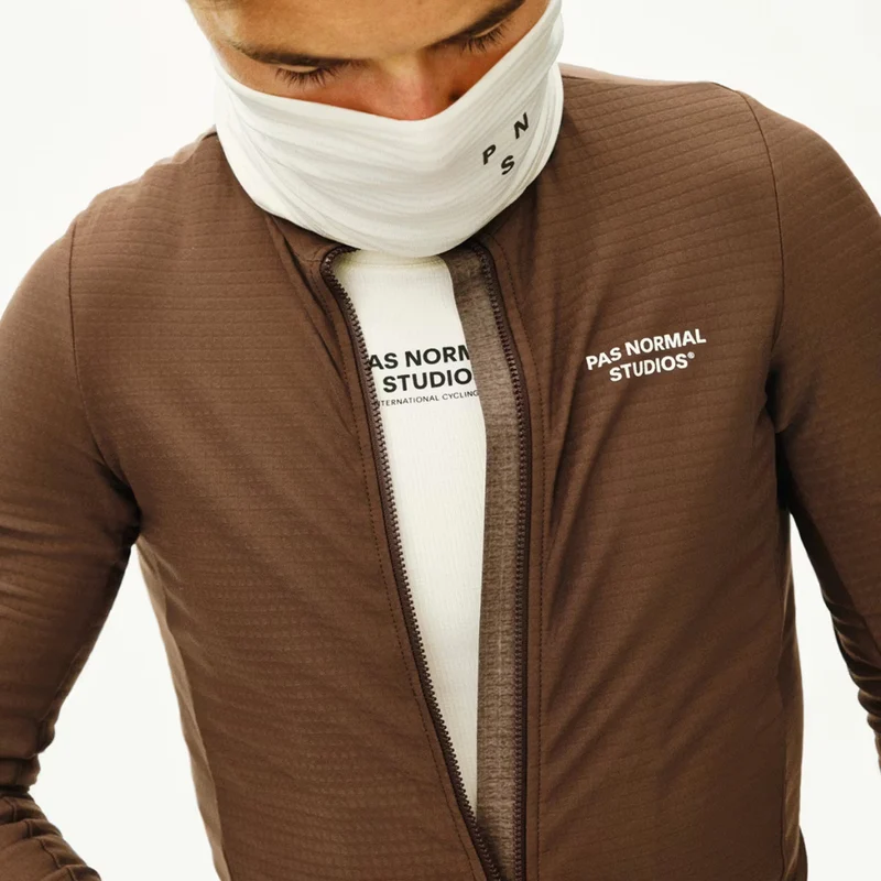 Maglia maniche lunghe Pas Normal Studios Essential - Marrone chiaro