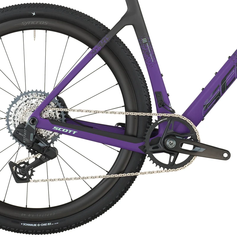 Scott Addict Gravel 20 - Nero viola