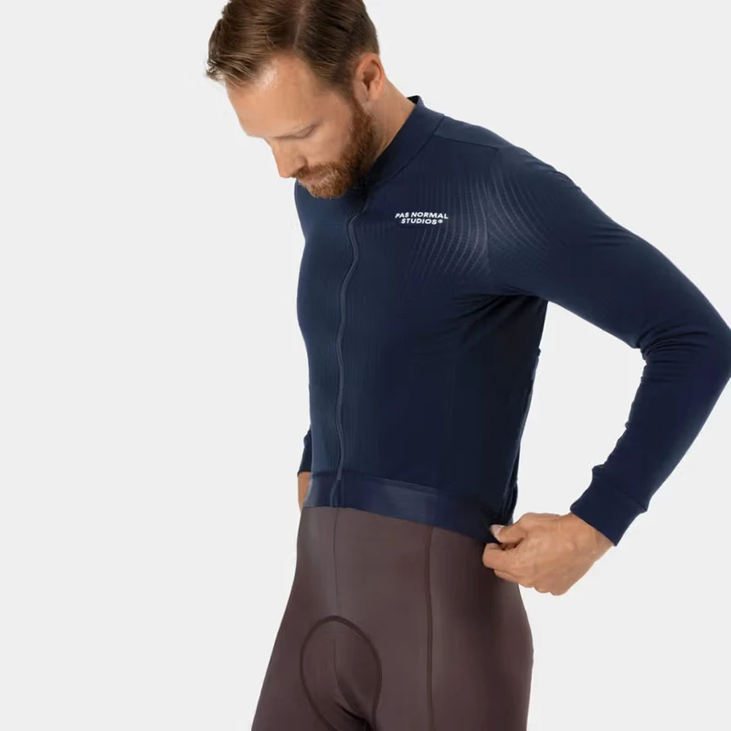 Maglia maniche lunghe Pas Normal Studios Essential - Blu