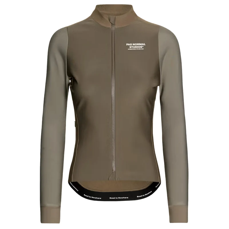 Maglia donna maniche lunghe Pas Normal Studios Mechanism Thermal - Marrone