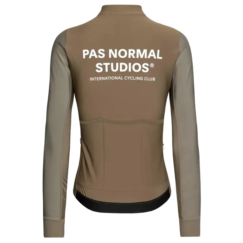 Maglia donna maniche lunghe Pas Normal Studios Mechanism Thermal - Marrone