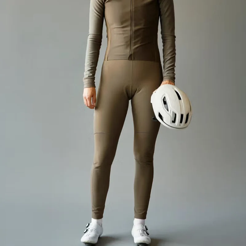 Maglia donna maniche lunghe Pas Normal Studios Mechanism Thermal - Marrone