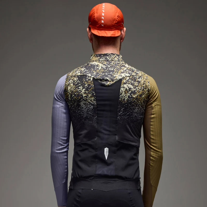 Gilet Q36.5 Gregarius Hybrid Alpi Camo - Nero