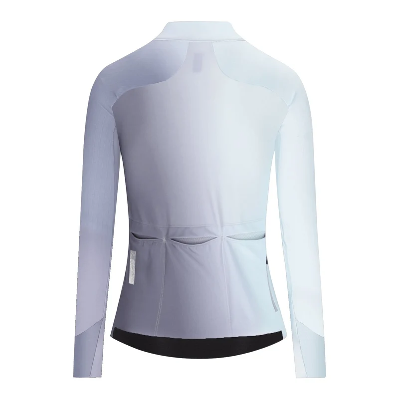 Maglia donna maniche lunghe Q36.5 Gregarius Hybrid Big Fade - Blu