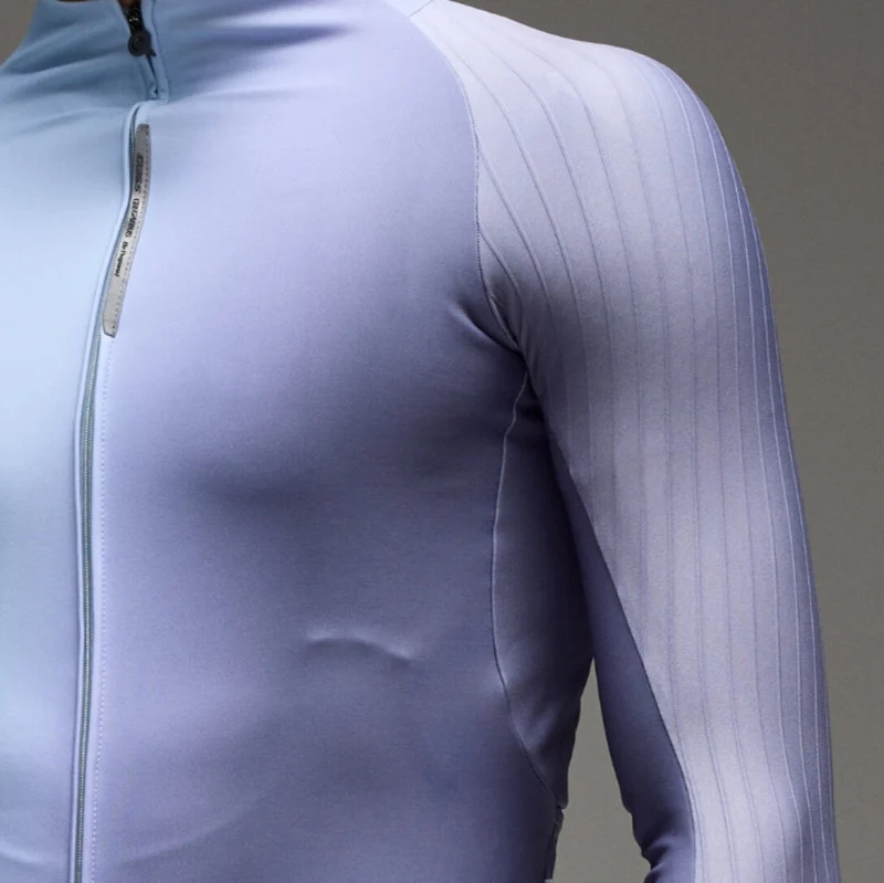Maglia maniche lunghe Q36.5 Gregarius Hybrid Big Fade - Blu