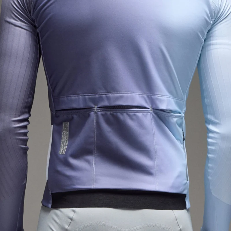 Maglia maniche lunghe Q36.5 Gregarius Hybrid Big Fade - Blu