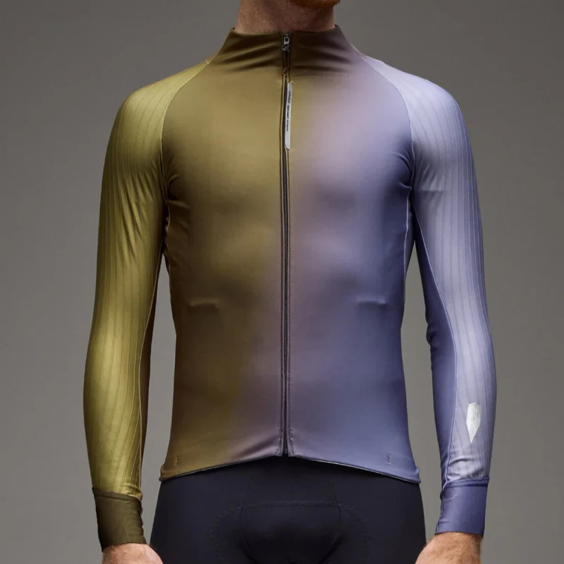 Maglia maniche lunghe Q36.5 Gregarius Hybrid Big Fade - Verde