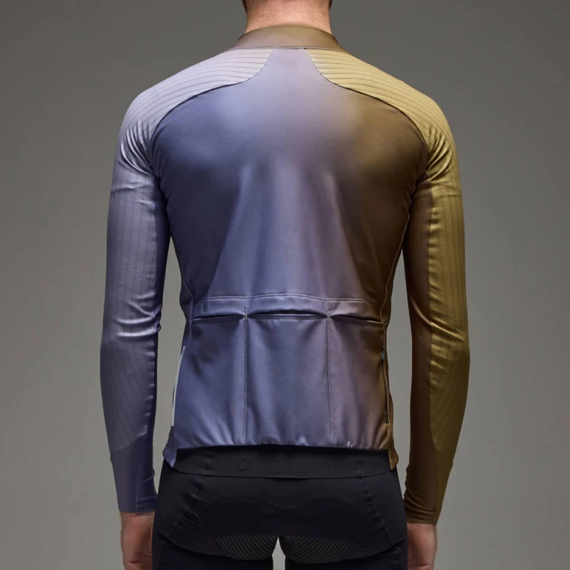 Maglia maniche lunghe Q36.5 Gregarius Hybrid Big Fade - Verde