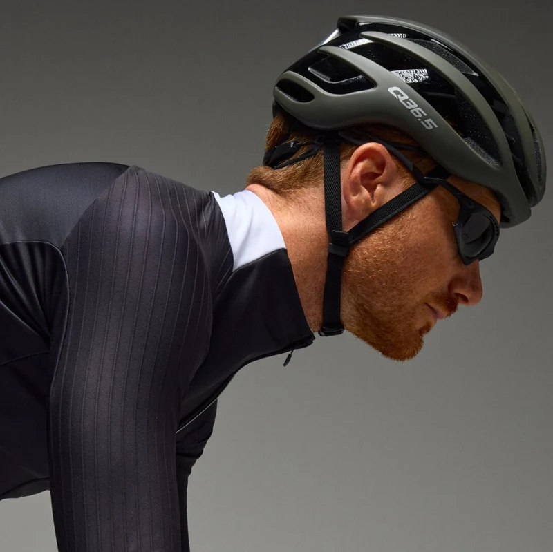 Maglia maniche lunghe Q36.5 Gregarius Hybrid Collar Fade - Nero