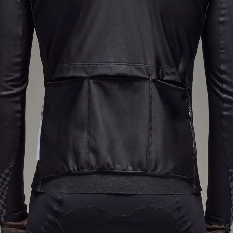Maglia maniche lunghe Q36.5 Gregarius Hybrid Collar Fade - Nero