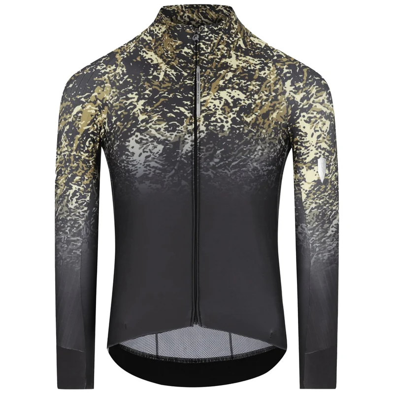 Maglia maniche lunghe Q36.5 Gregarius Hybrid Alpi Camo - Nero