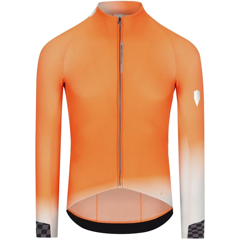 Maglia maniche lunghe Q36.5 Gregarius Hybrid Collar Fade - Orange