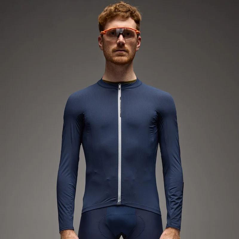 Maglia maniche lunghe Q36.5 Dottore Pro - Blu scuro