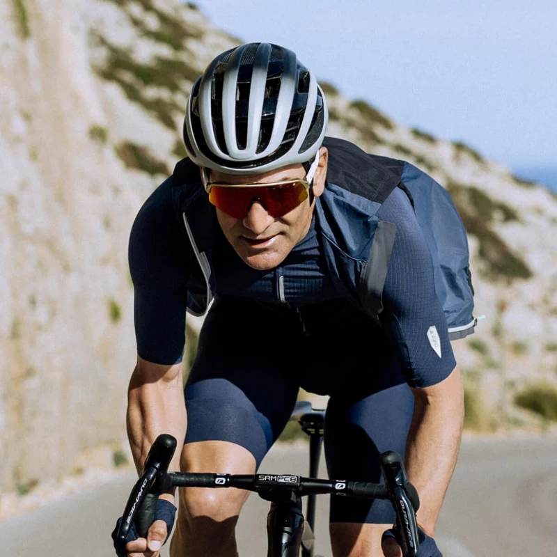 Maglia maniche lunghe Q36.5 Dottore Pro - Blu scuro