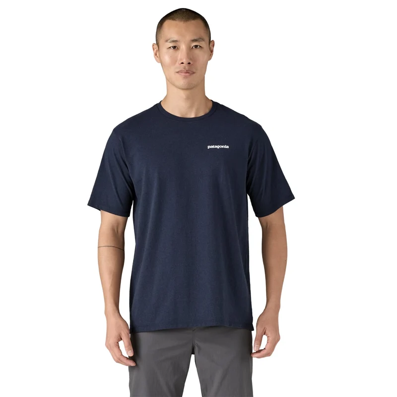 T-Shirt Patagonia P-6 Logo Responsibili-Tee - Blu scuro