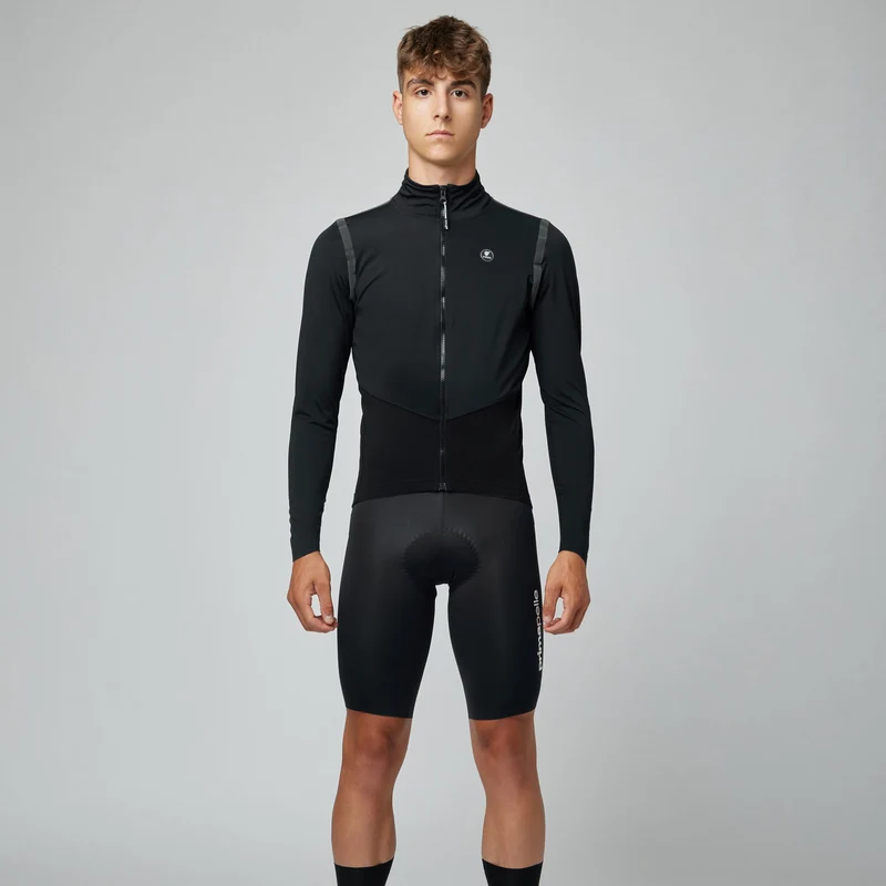 Maglia maniche lunghe Pissei Primapelle Wind - Nero