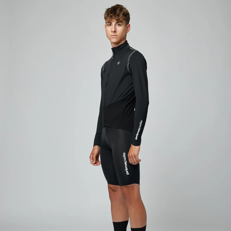 Maglia maniche lunghe Pissei Primapelle Wind - Nero