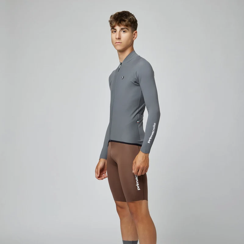 Maglia maniche lunghe Pissei Primapelle - Grigio