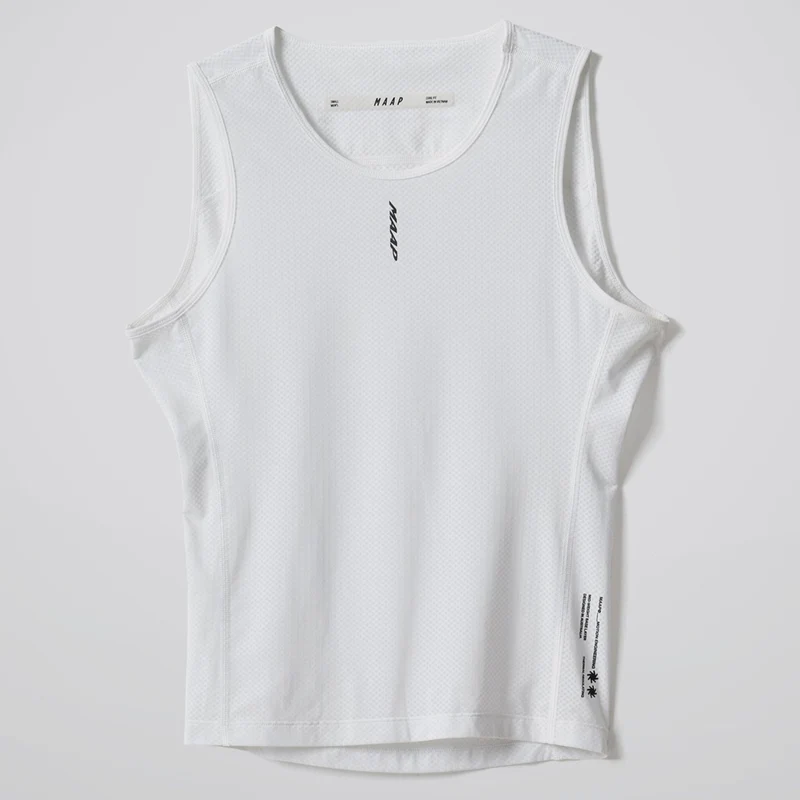 Maglia intima senza maniche Maap Team Mesh - Bianco