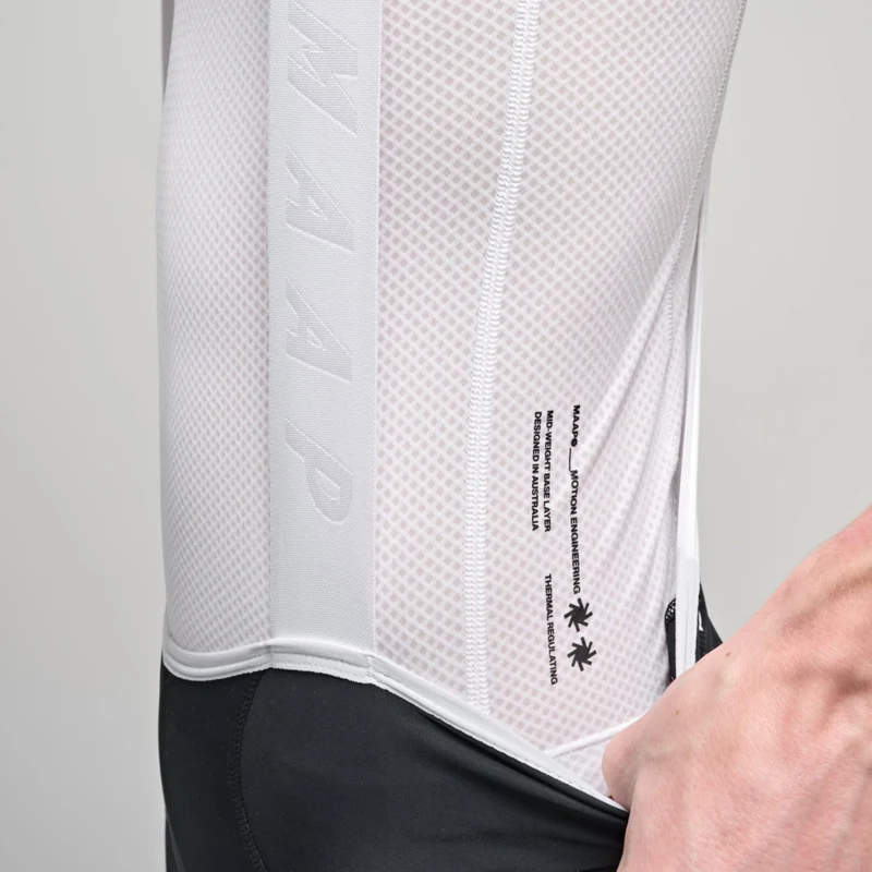 Maglia intima senza maniche Maap Team Mesh - Bianco