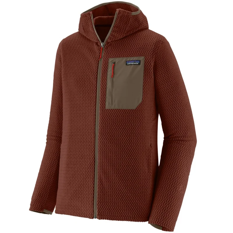 Felpa Patagonia R1 Air Full-Zip - Rosso