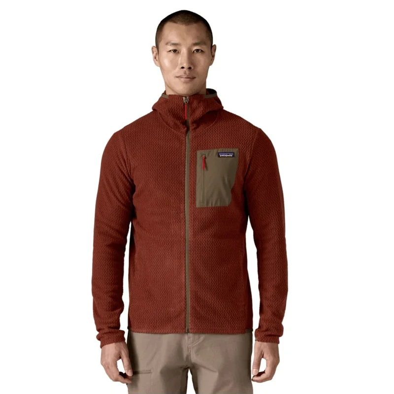 Felpa Patagonia R1 Air Full-Zip - Rosso