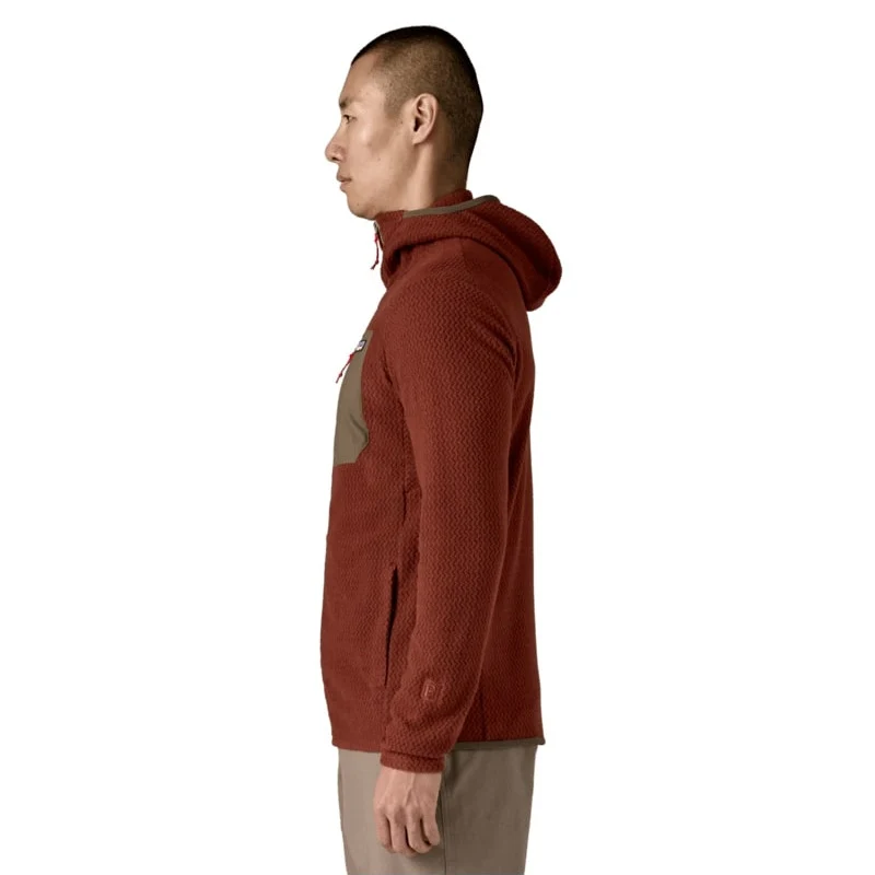 Felpa Patagonia R1 Air Full-Zip - Rosso
