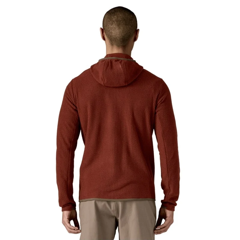 Felpa Patagonia R1 Air Full-Zip - Rosso