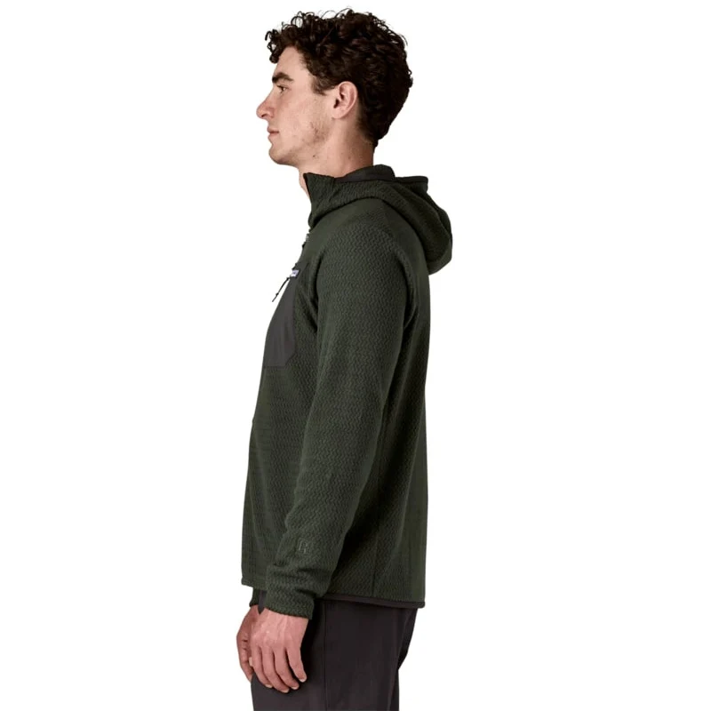 Felpa Patagonia R1 Air Full-Zip - Verde scuro