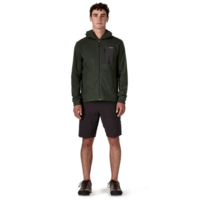 Felpa Patagonia R1 Air Full-Zip - Verde scuro