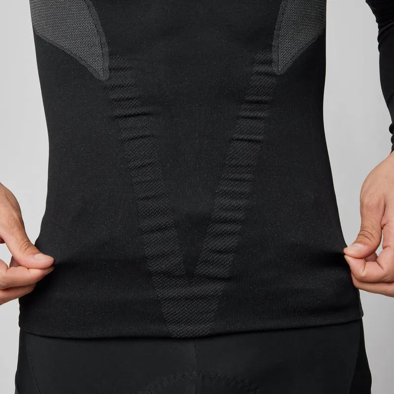 Maglia intima maniche lunghe Pissei Alaska Seamless - Nero