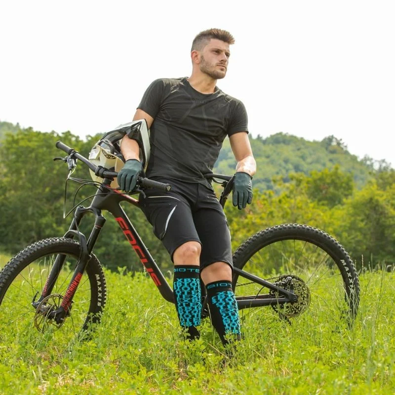 Calze Biotex con Protezione - Nero Blu