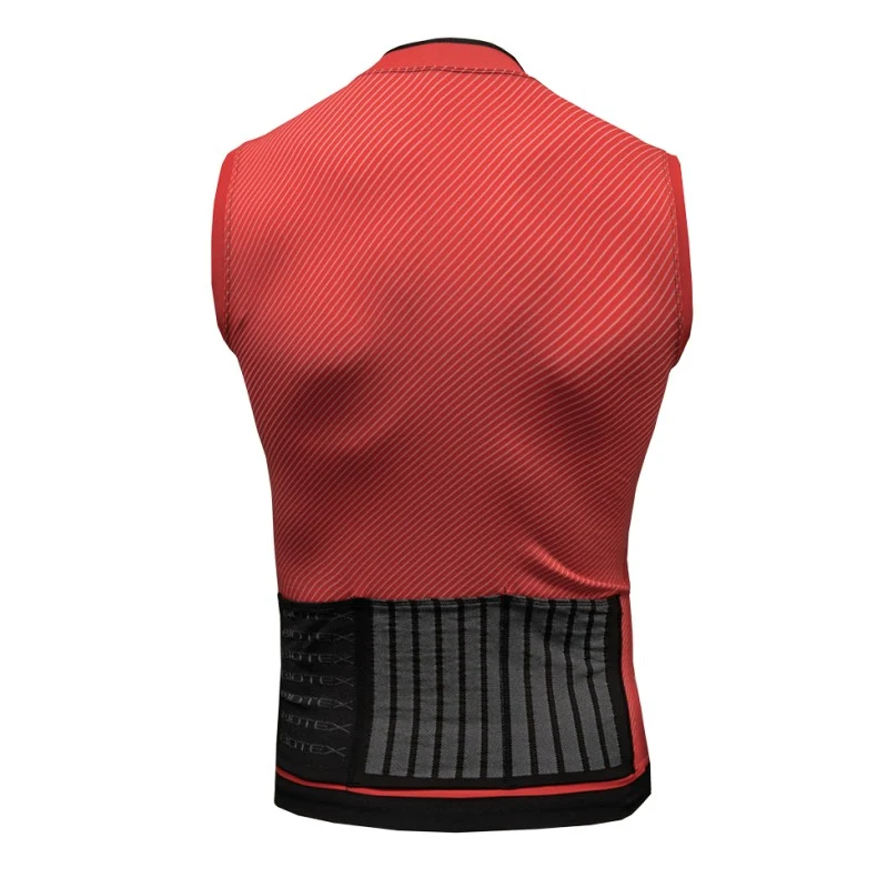 Maglia senza maniche Biotex Soffio - Rosso nero